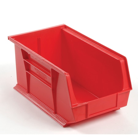 Global Industrial Storage Bin, Plastic, Red, 7 in H 269684RD
